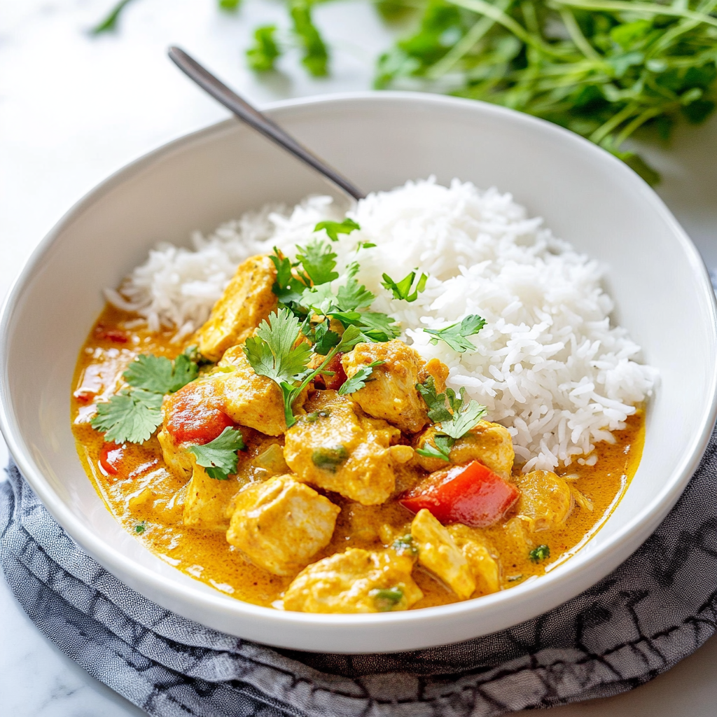 Vadouvan Chicken Curry with Smoked Basmati Rice 2