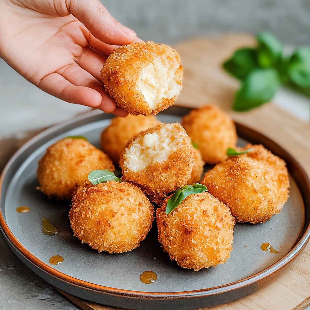 Vegan Fried Goat Cheese Balls