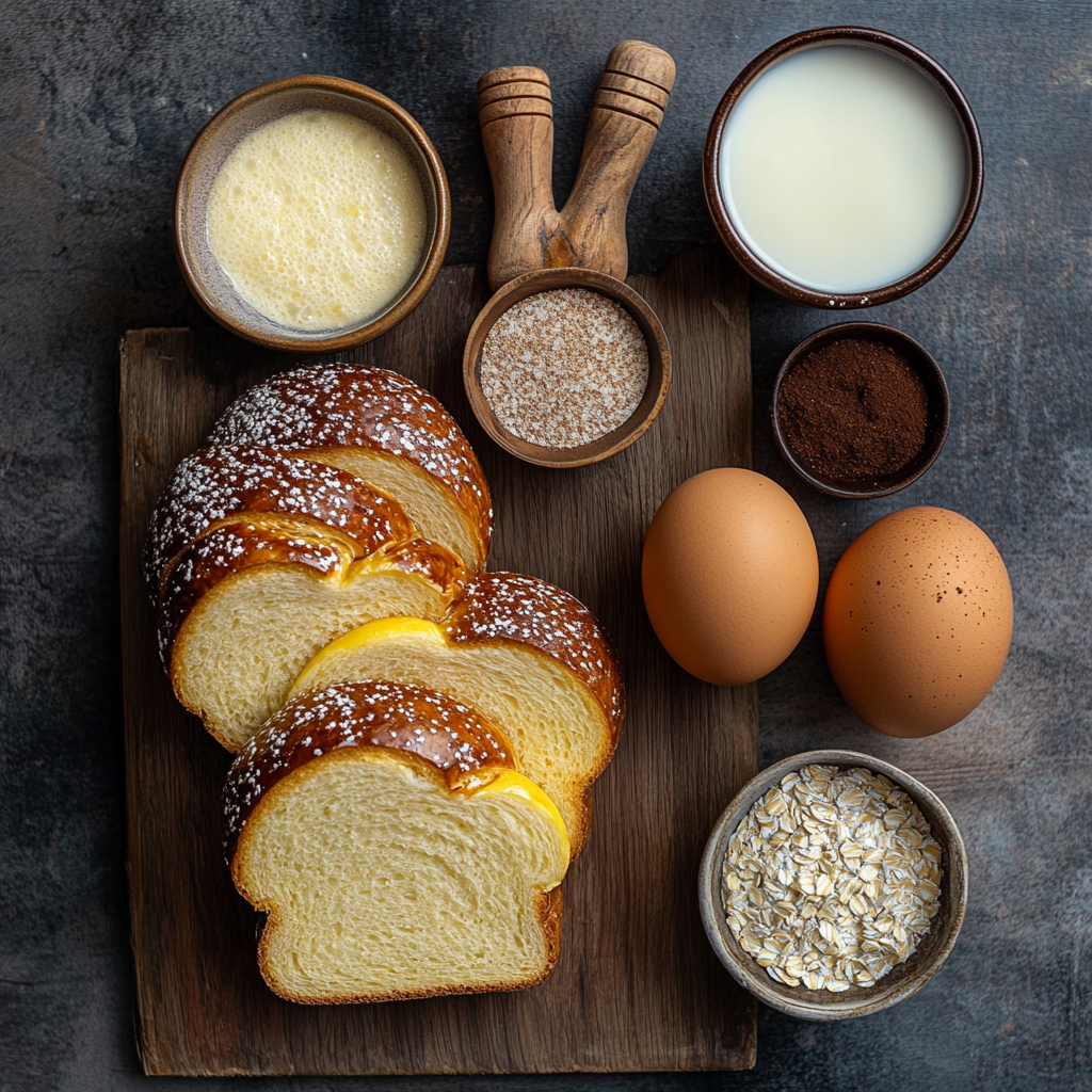 Air Fryer French Toast ingredients