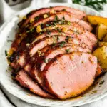 Air Fryer Ham with Garlic Butter 1