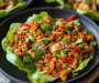 Asian Lentil Lettuce Wraps