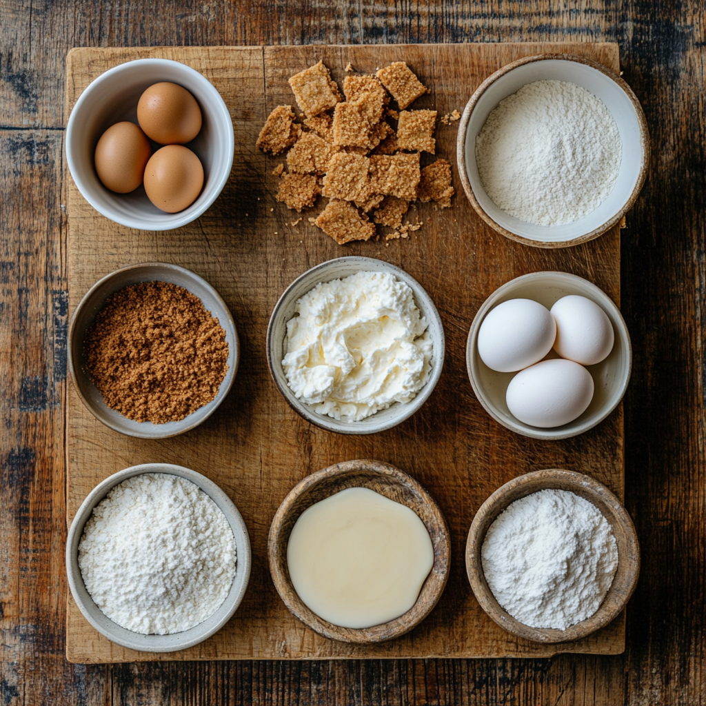 Cheesecake Biscoff Cookies ingredients