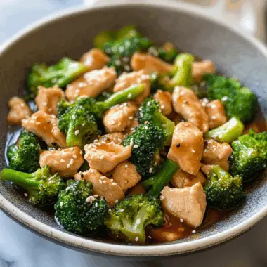 Chicken and Broccoli Stir Fry 1