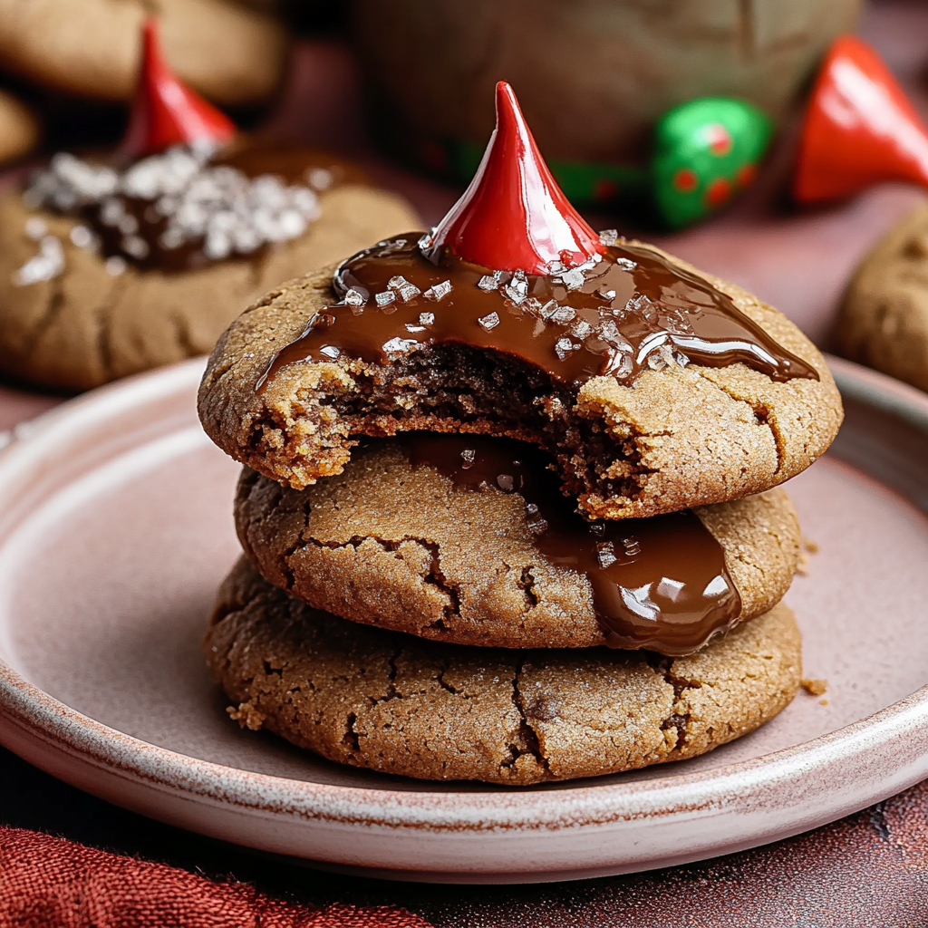 Chocolate Peanut Butter Blossoms