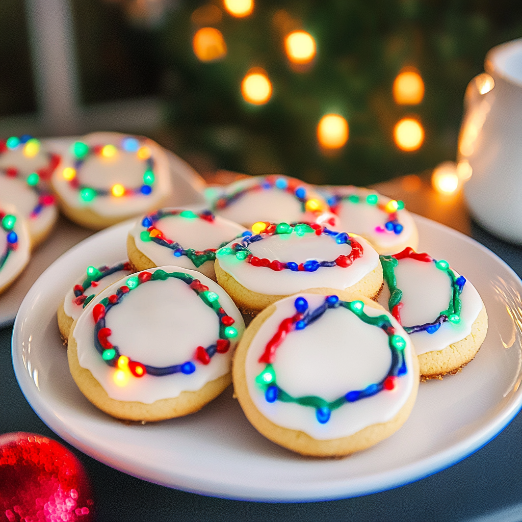 Christmas Light Cookies