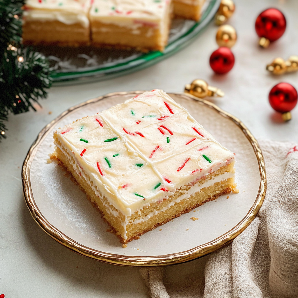 Christmas Sugar Cookie Bars