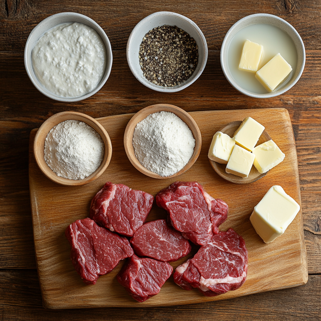 Country Fried Steak ingredients