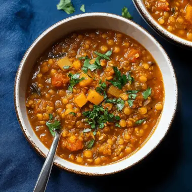 Detox Moroccan Lentil Soup 1