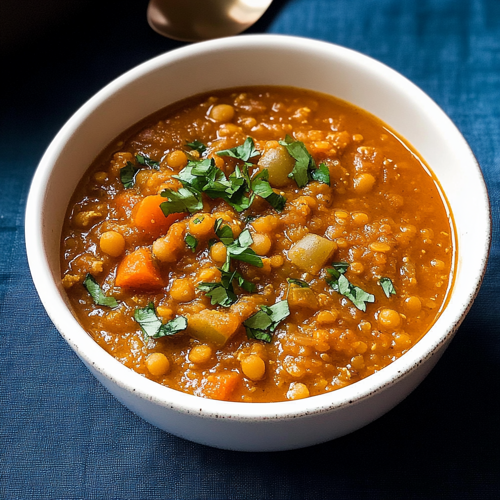 Detox Moroccan Lentil Soup