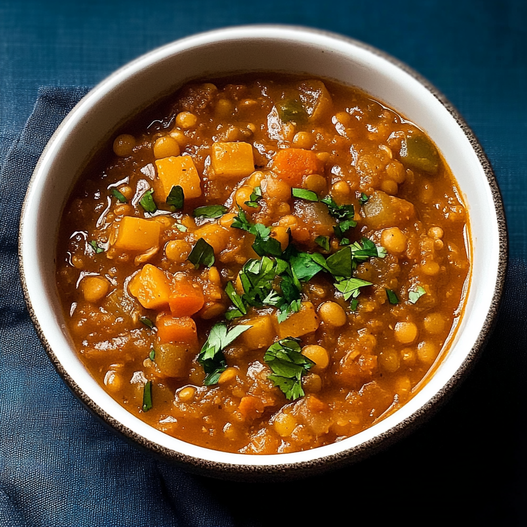 Detox Moroccan Lentil Soup