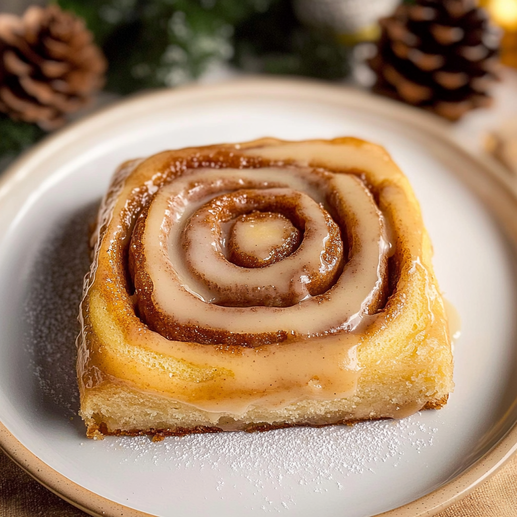 Eggnog Cinnamon Rolls