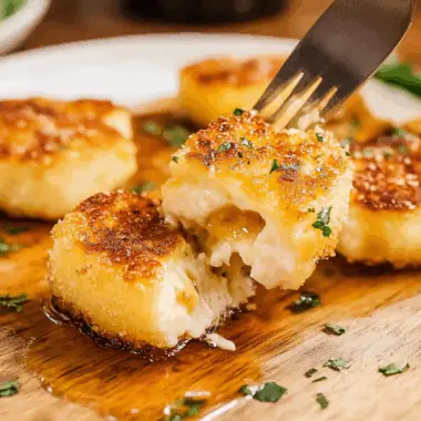 Fried Cheese with Balsamic Honey 1