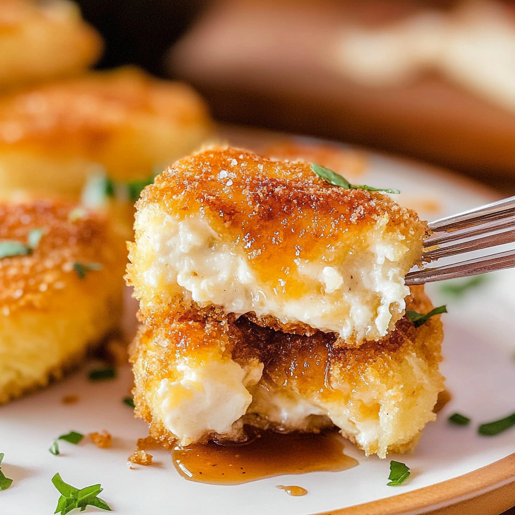 Fried Cheese (with Balsamic Honey)