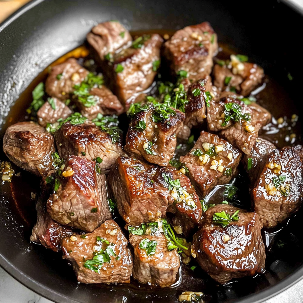 Garlic Butter Steak Bites 1