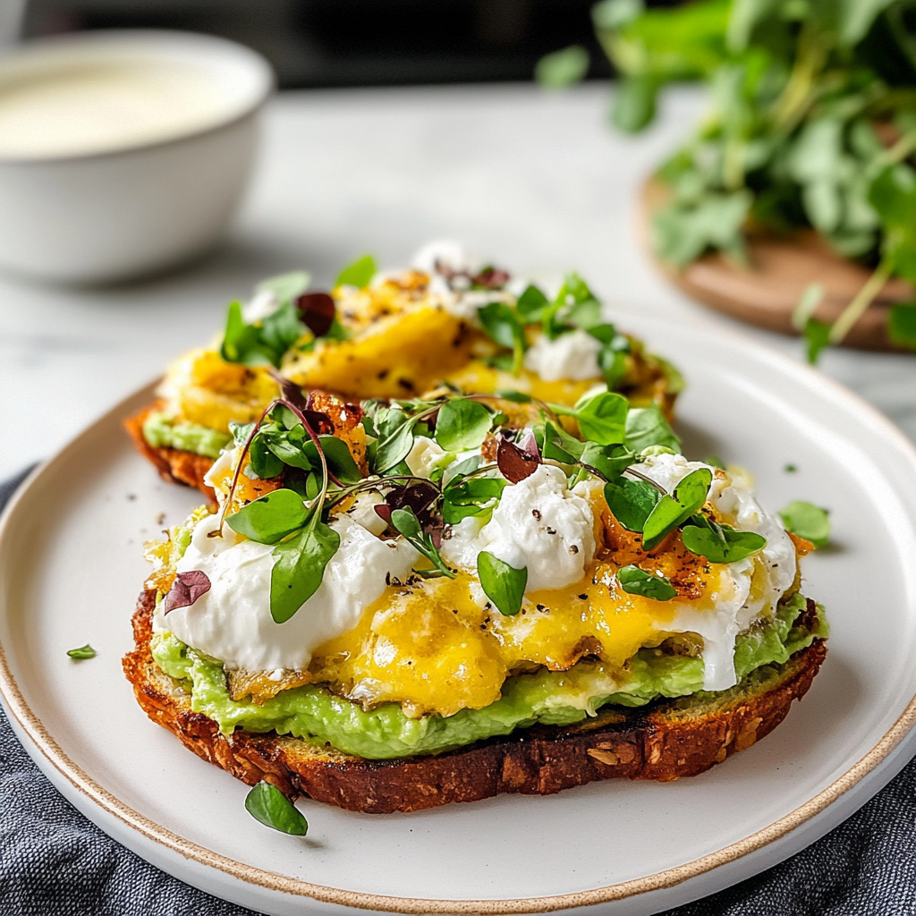 Hashbrown Avocado Toast