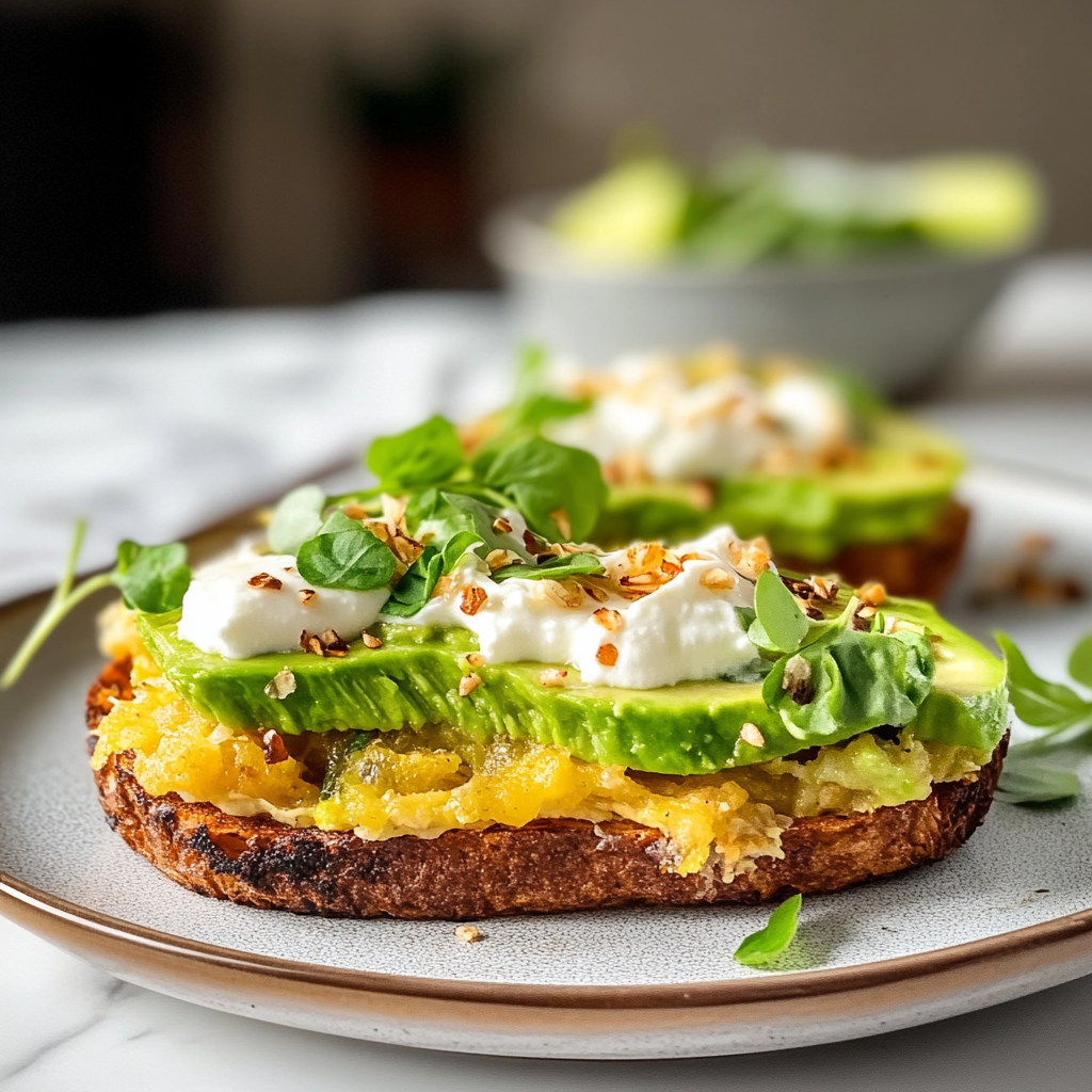Hashbrown Avocado Toast