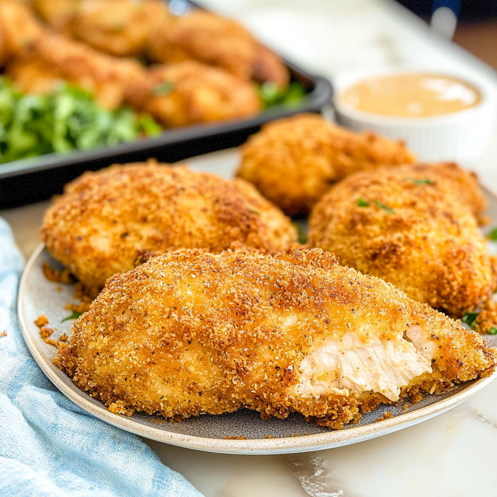 Homemade Chicken Shake and Bake