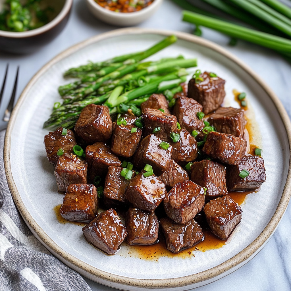 Honey Garlic Steak Bites 1