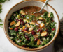 Kale Salad with Cranberries and Pistachios