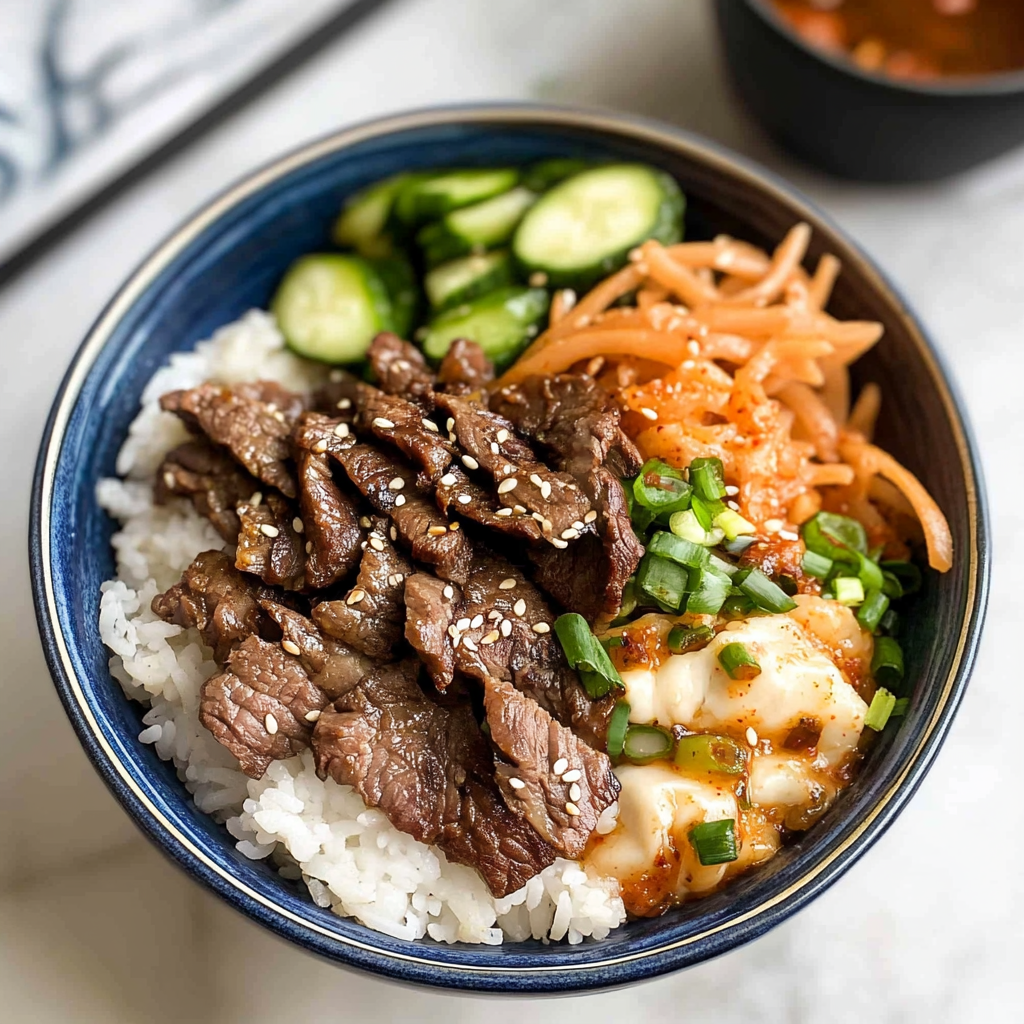 Korean Beef Steak Rice Bowl