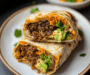 Korean Shredded Beef Burritos