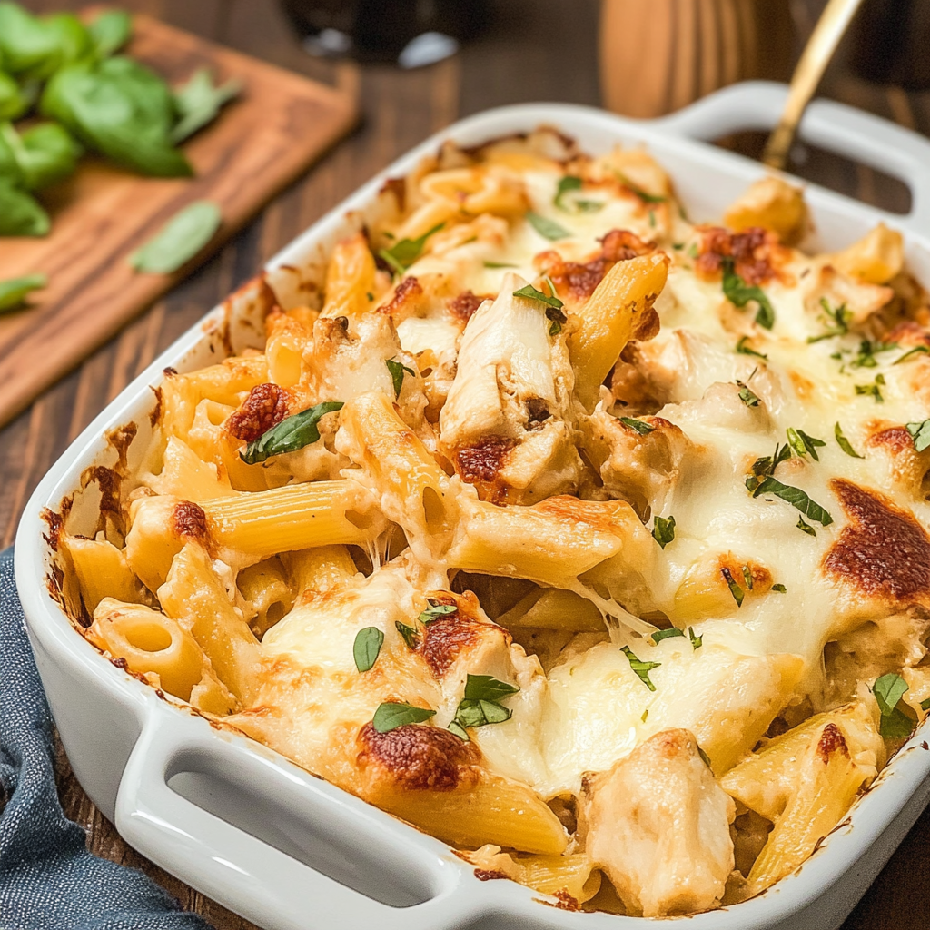Marry Me Chicken Pasta Casserole 1