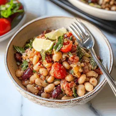 Mediterranean Bean Salad 1