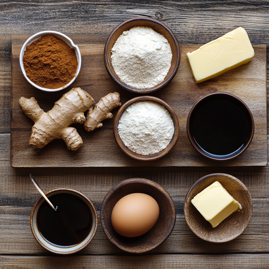 Molasses Cookies ingredients