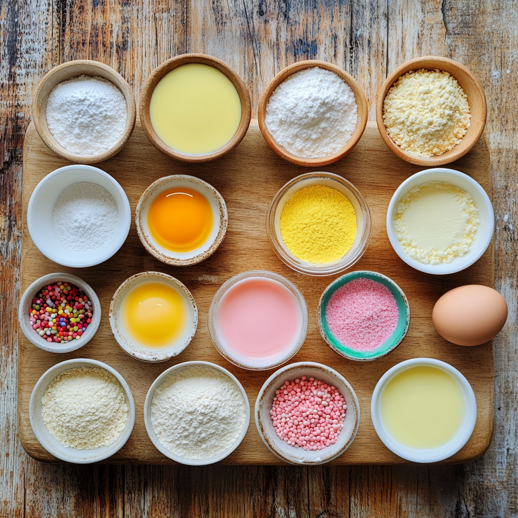 New Year’s Eve Party Cake ingredients