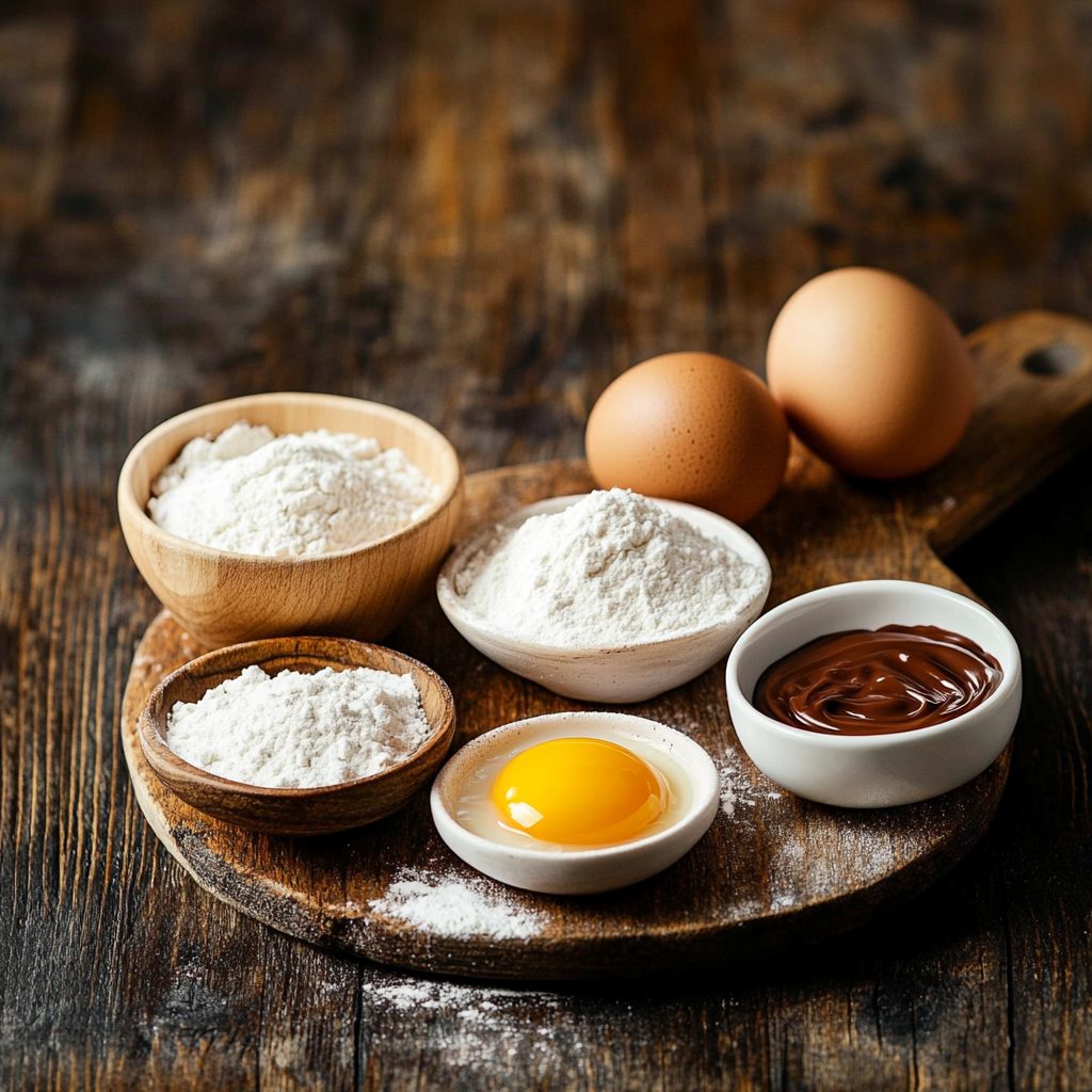 Nutella Cookies ingredients