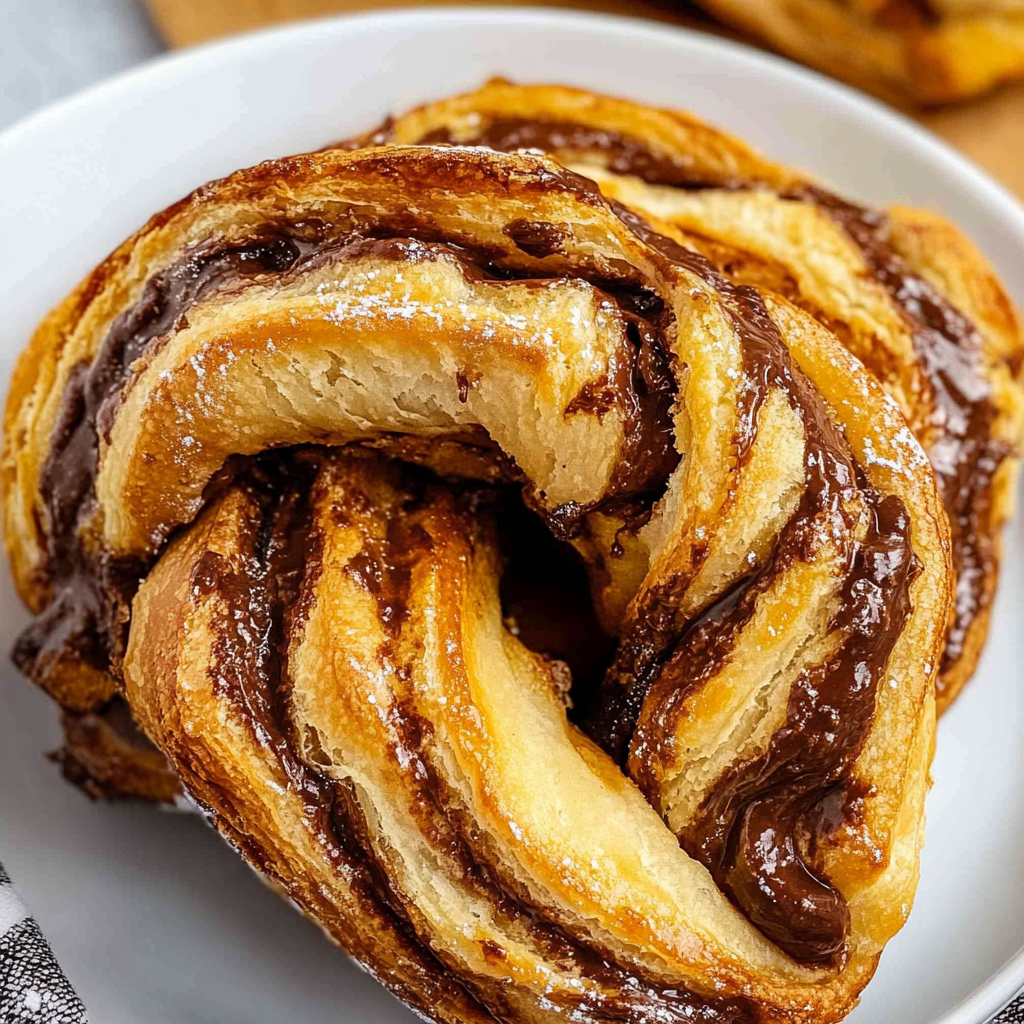 Nutella Pastry Twists