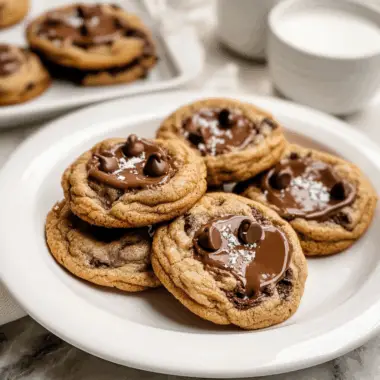 Nutella Stuffed Chocolate Chip Cookies 1