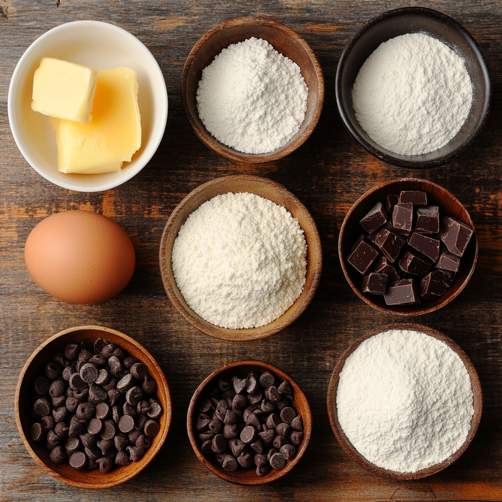 Peppermint Brownies ingredients