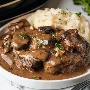 Poor Mans Steak Diane 1