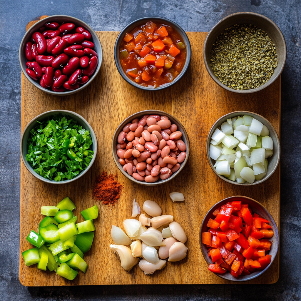 Red Beans And Rice ingredients