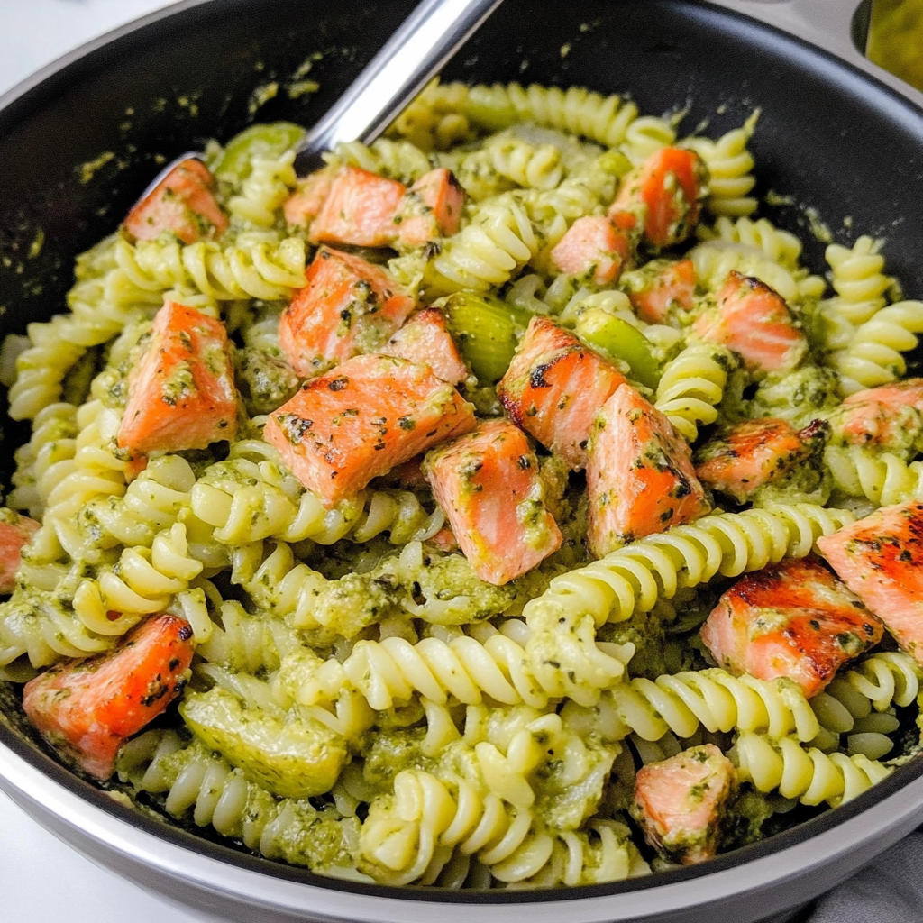 Salmon Pesto Pasta