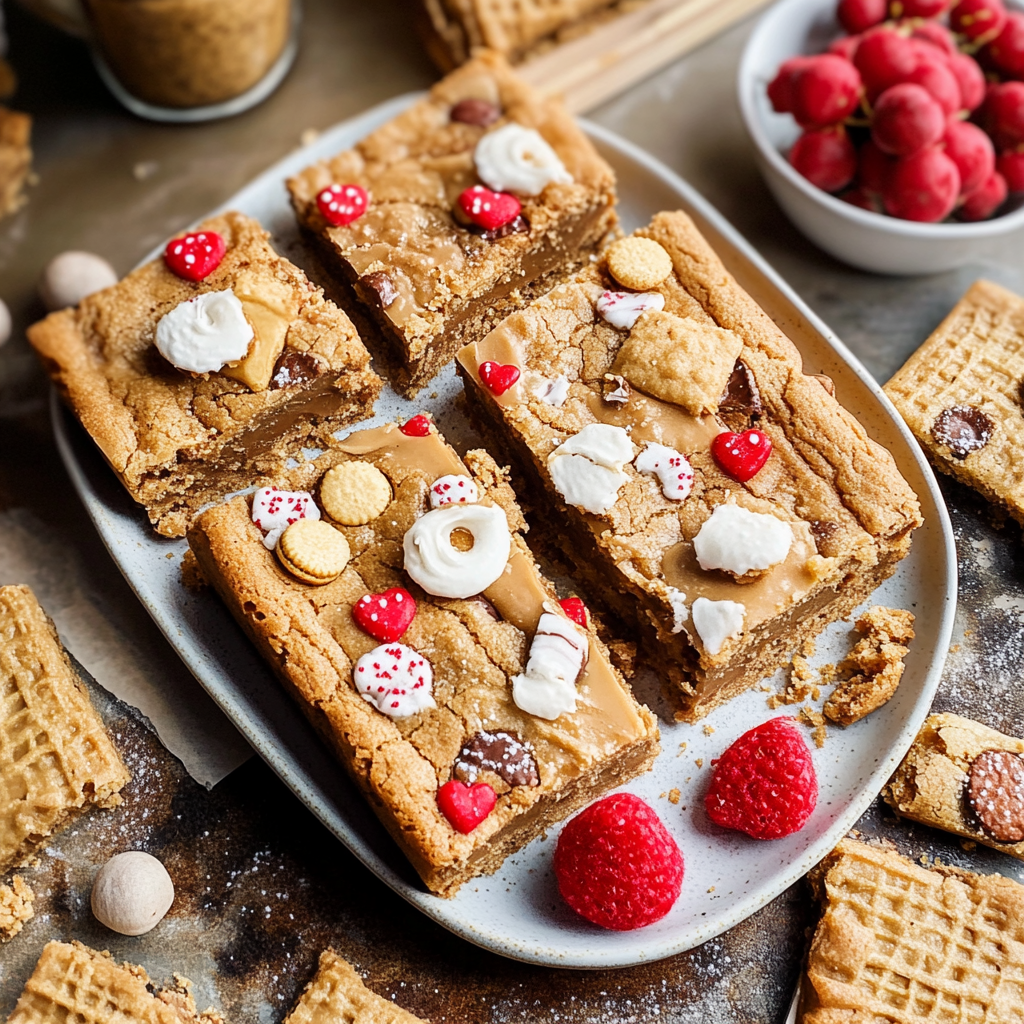 Santa Nutter Butter Cookie Bars 1