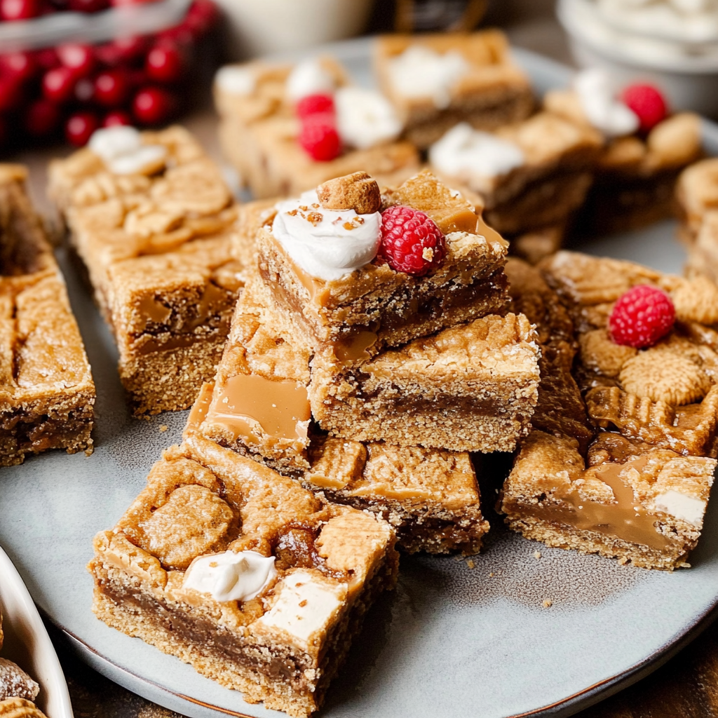 Santa Nutter Butter Cookie Bars