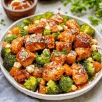 Sheet Pan Hot Honey Chicken w Veggies 1