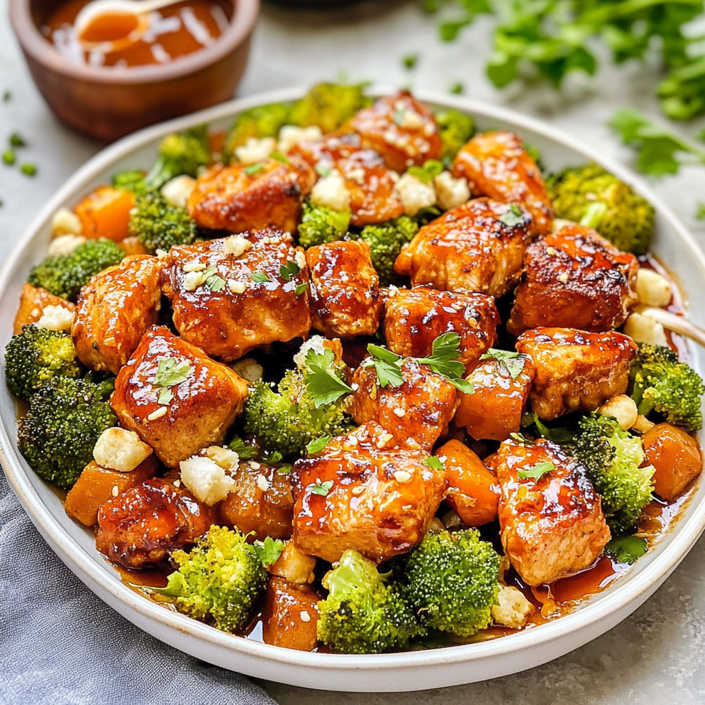 Sheet Pan Hot Honey Chicken w Veggies 1