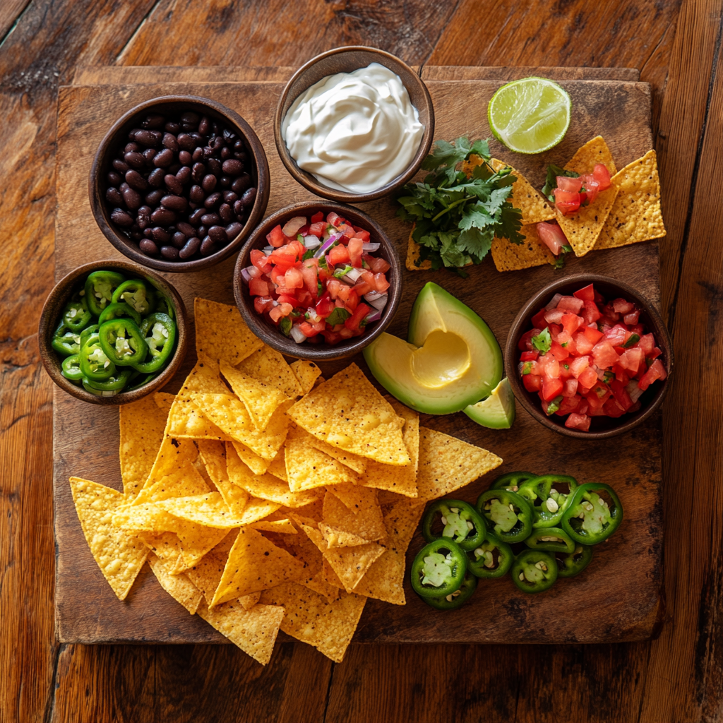 Sheet Pan Nachos ingredients