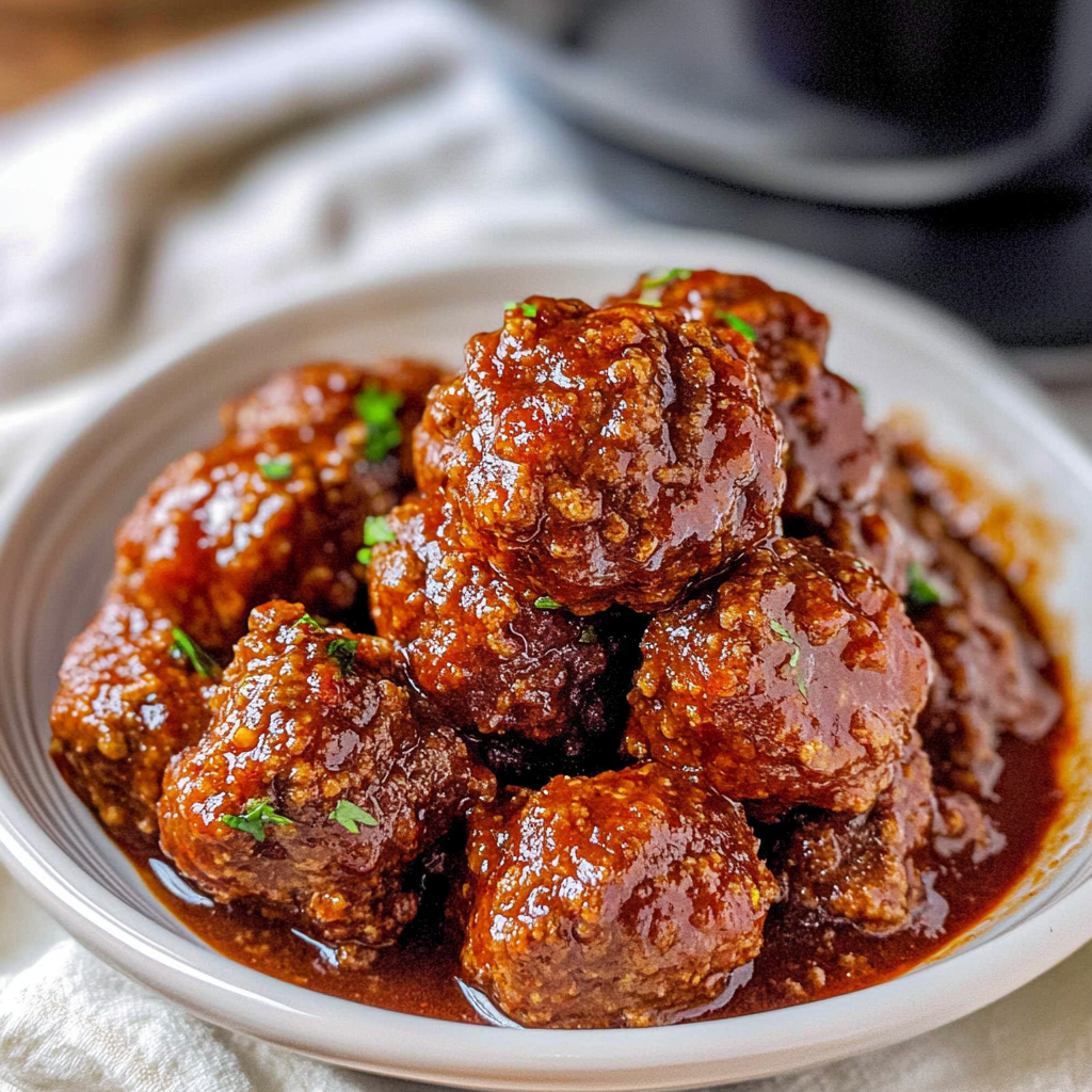 Slow Cooker Cranberry Meatballs