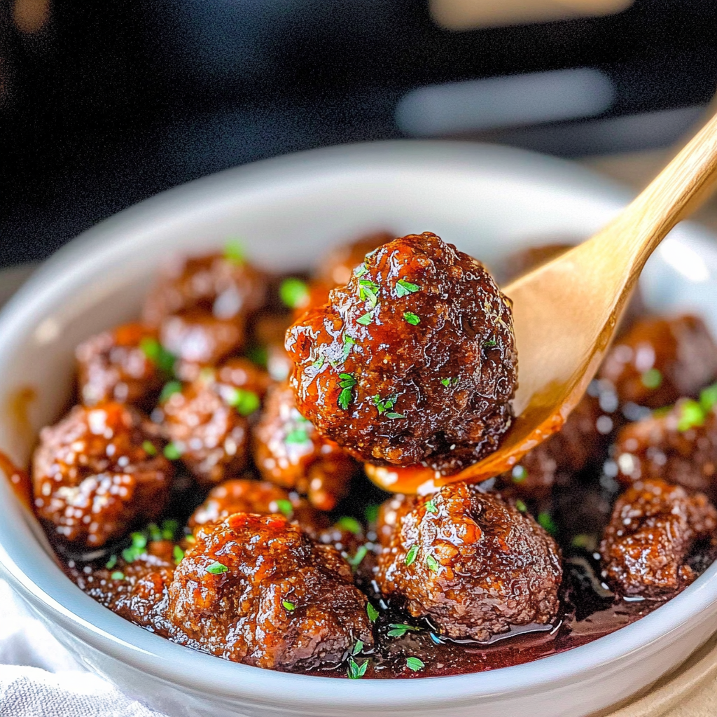 Slow Cooker Cranberry Meatballs