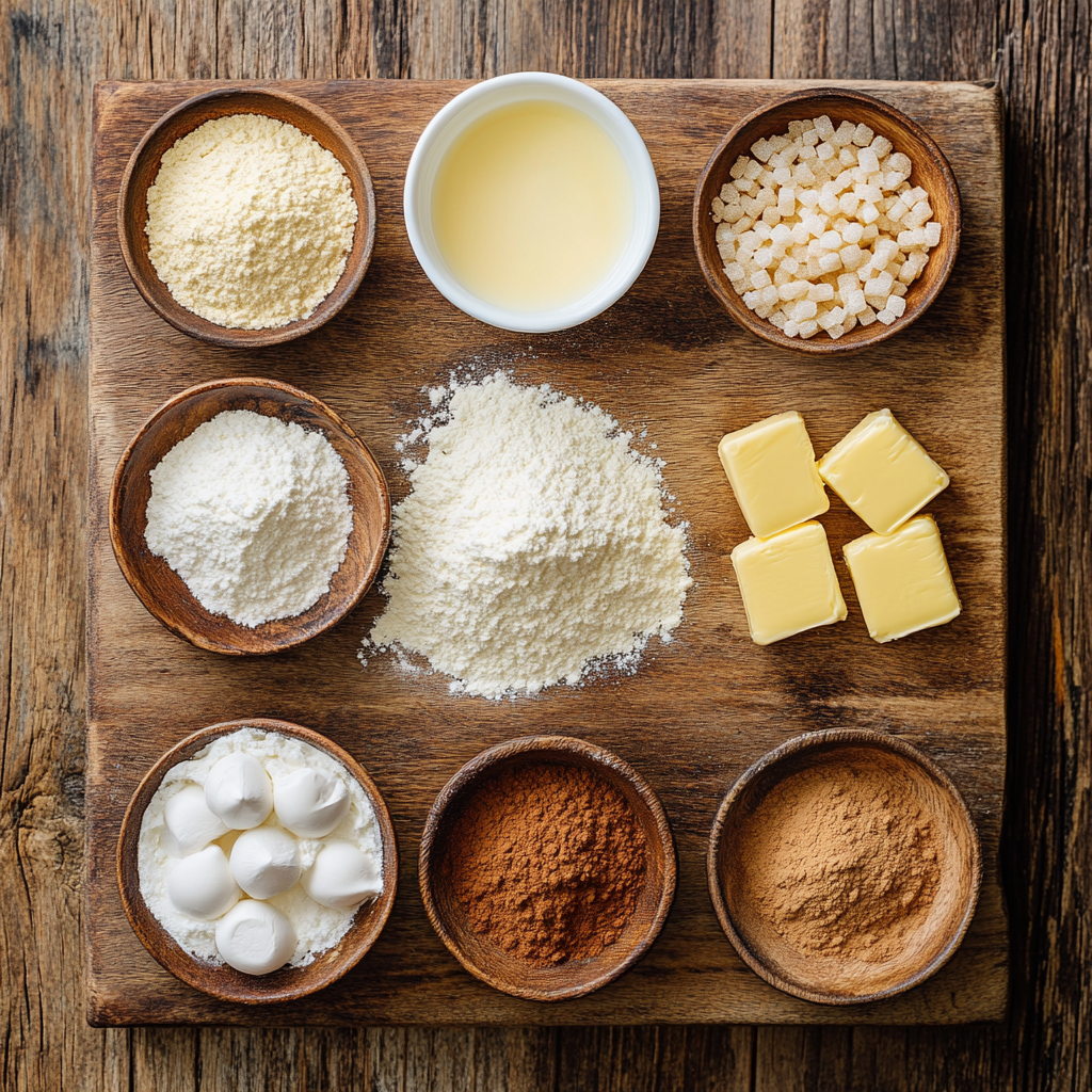 Small Batch Cinnamon Rolls ingredients