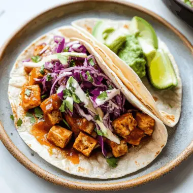 Sriracha Tofu Tacos 1