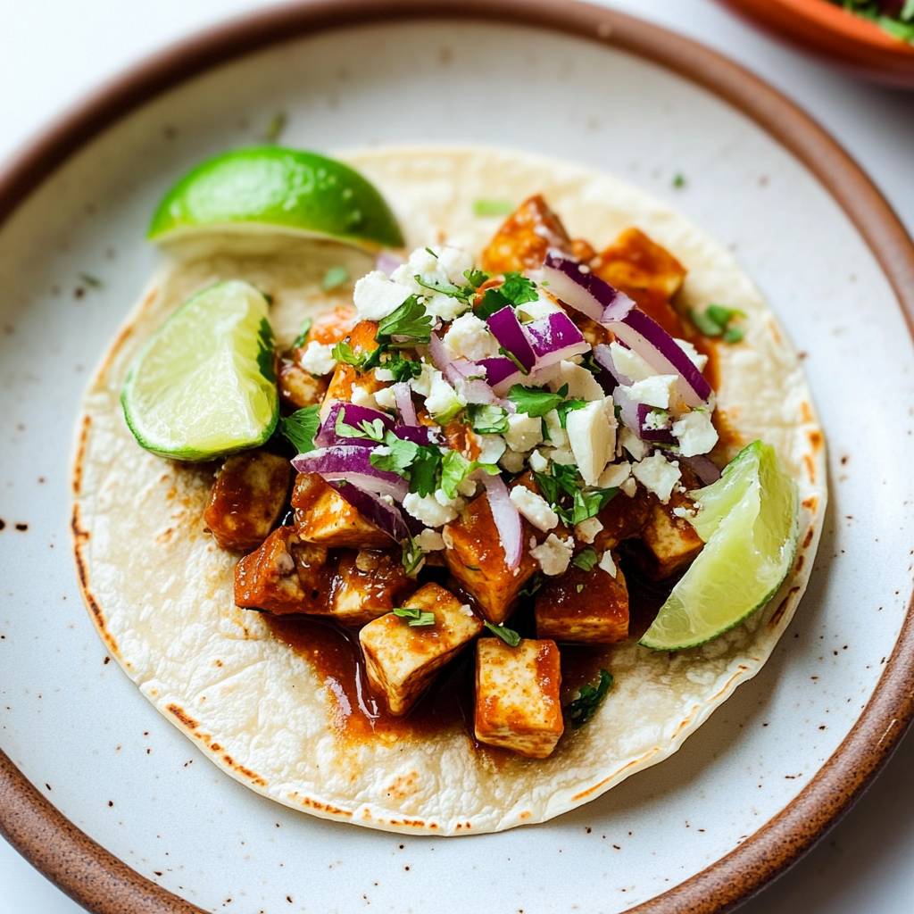 Sriracha Tofu Tacos