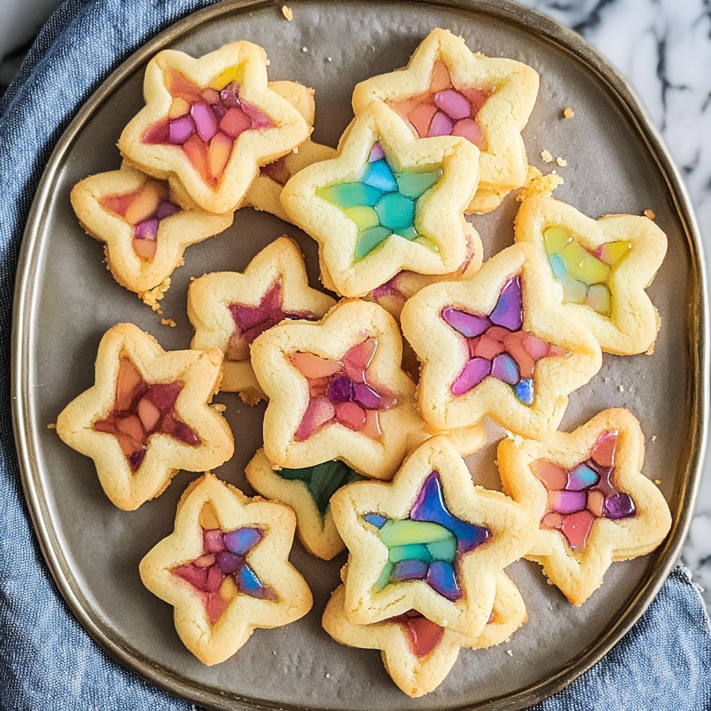 Stained Glass Window Cookies 1