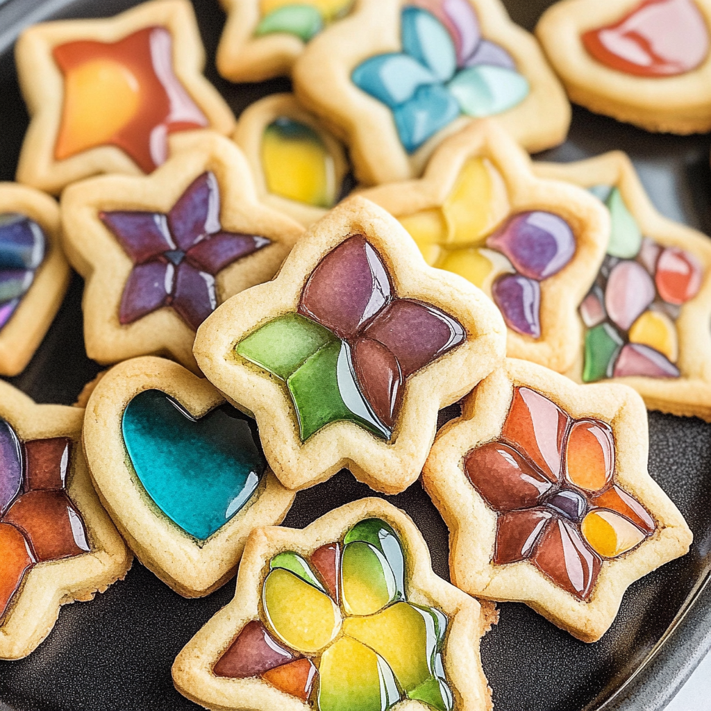 Stained Glass Window Cookies