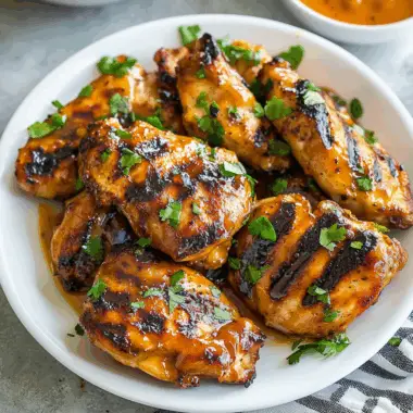 Sticky Honey Orange Grilled Chicken 1