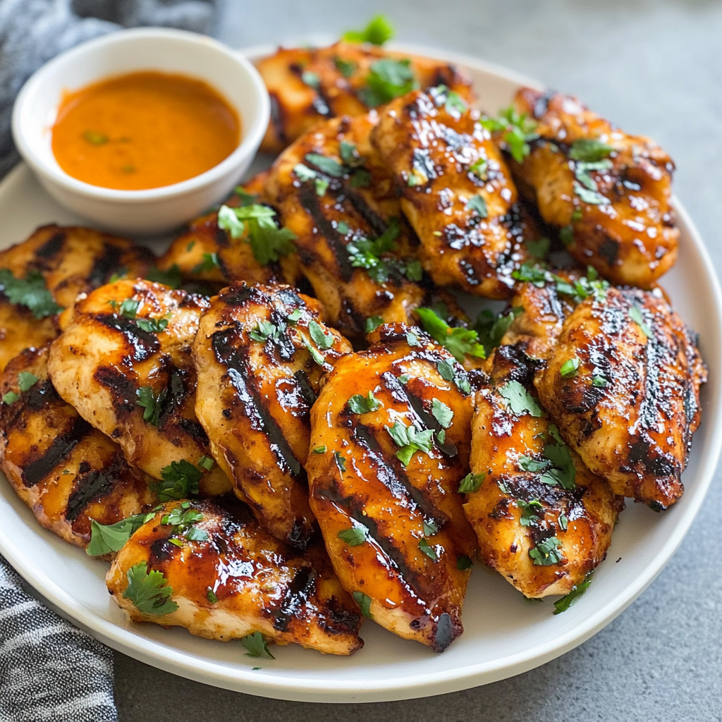 Sticky Honey Orange Grilled Chicken